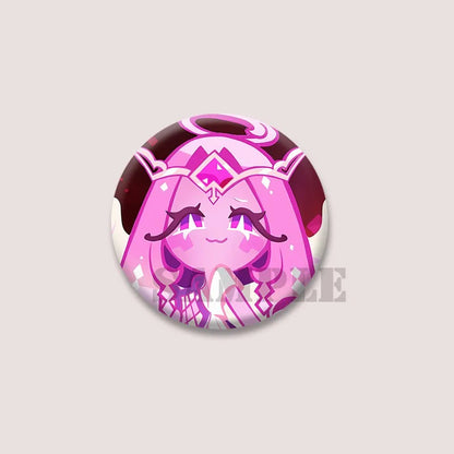 Cute Cartoon Game CRK Eternal Sugar Cookie Coin Brooch – Button Pins for Backpack, Hat, Clothes & Gifts