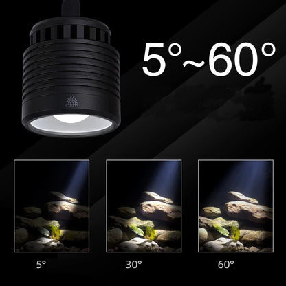 Aqua Week Mini7pro-F Aquarium LED Light – Waterproof Plant & Fish Tank Lighting, Terrarium Accessories