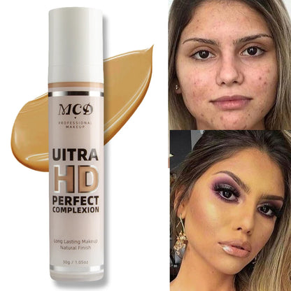 9- Shade Full Coverage Liquid Concealer Foundation – Natural Matte Cushion Makeup Base for a Smooth, Flawless Finish