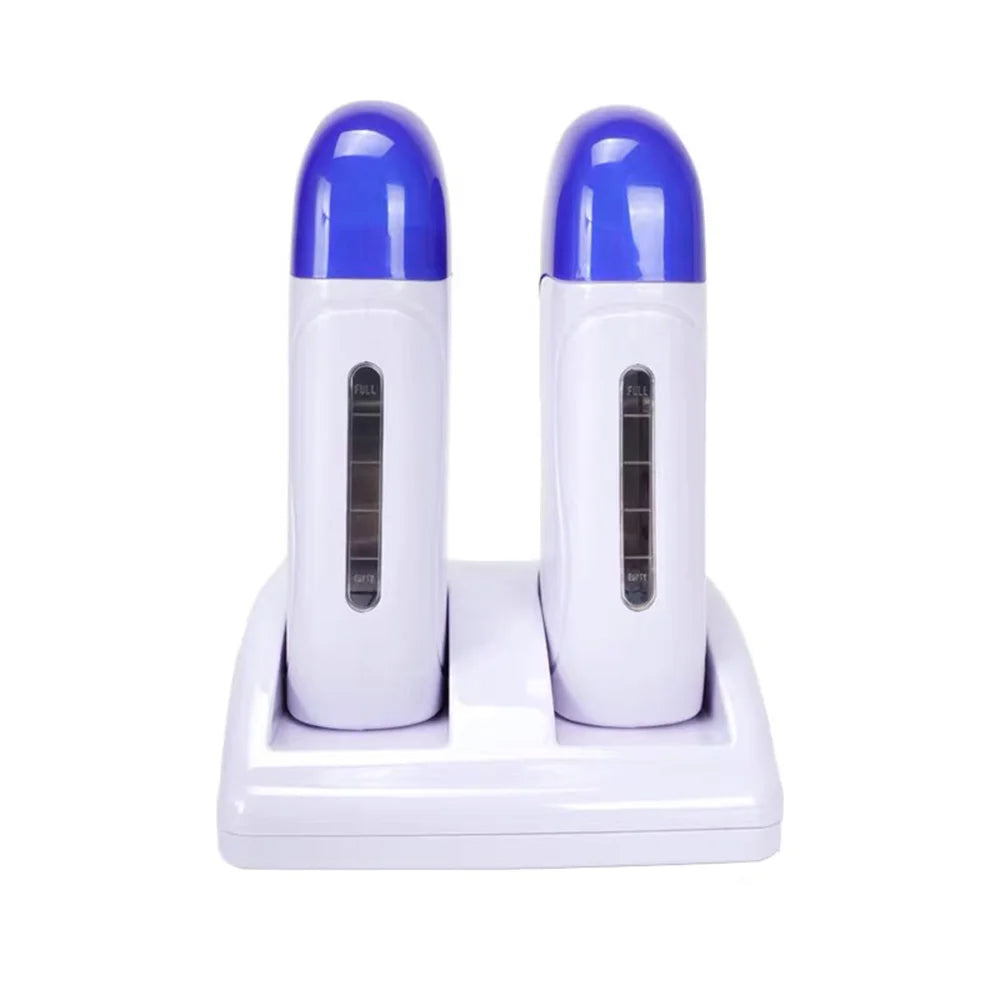 Double Roll-On Wax Warmer – Efficient Hair Removal Machine for Arms, Legs, Face & Body