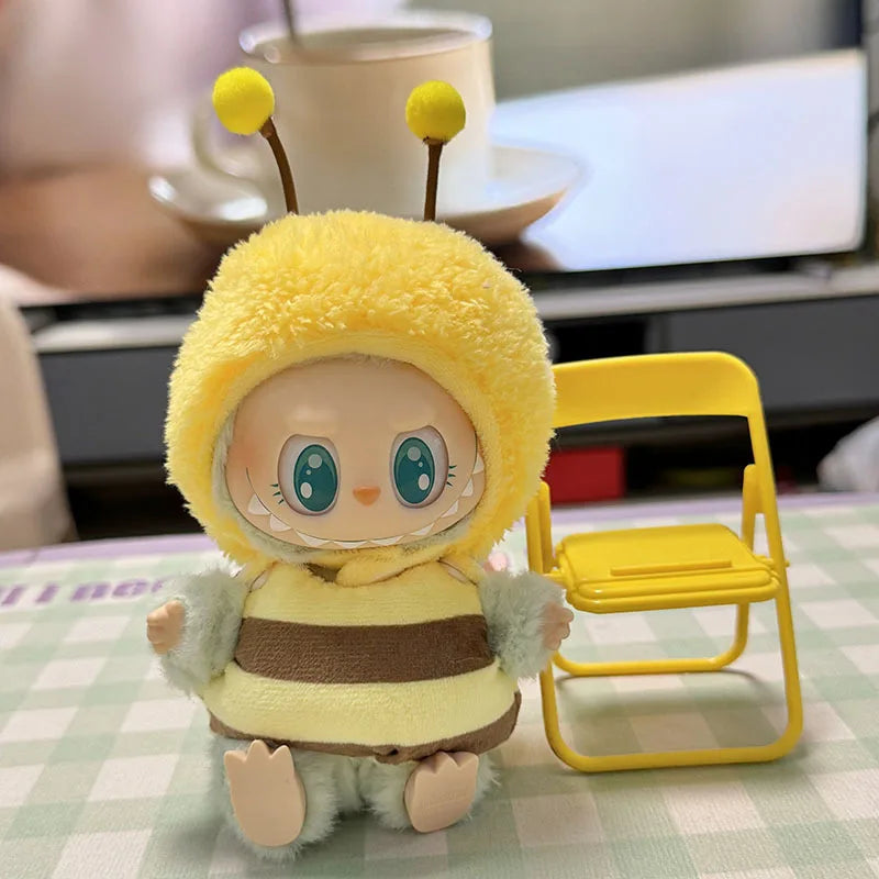 13 Styles Cute Mini Plush Doll Clothes - Outfit Accessories for Kpop Exo Labubu II Idol Dolls, Jumpsuits & Party Clothing