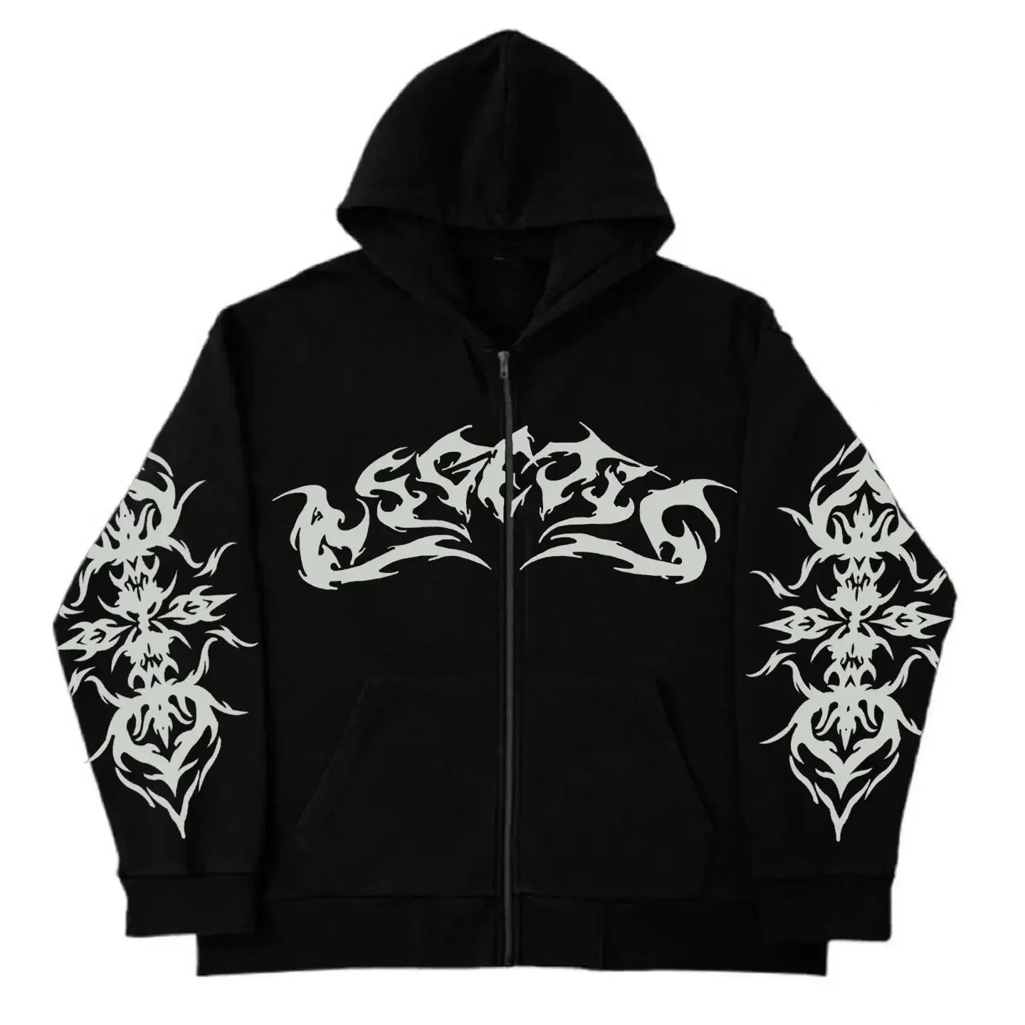 Y2K Retro Autumn Hoodies for Men & Women – Personalized Printed Street Style Long Sleeve Hooded Cardigan