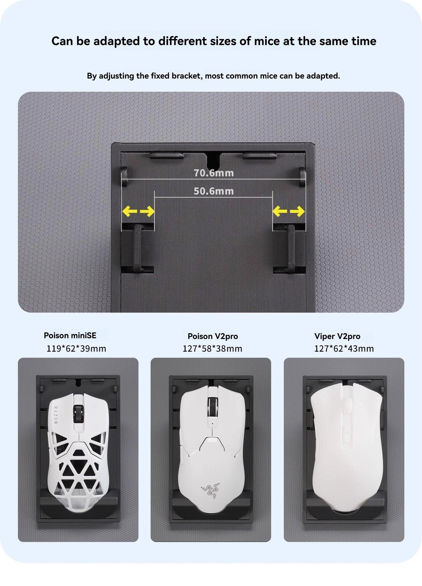 3D Printing Mouse Display Box – Transparent Acrylic Dustproof Storage for Gaming Mouse, Desktop & E-Sports Decor