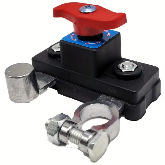 12V/24V Car Battery Cut-Off Switch – Automatic Circuit Breaker Disconnect, Anti-Leakage Power Protector Universal Auto Accessory