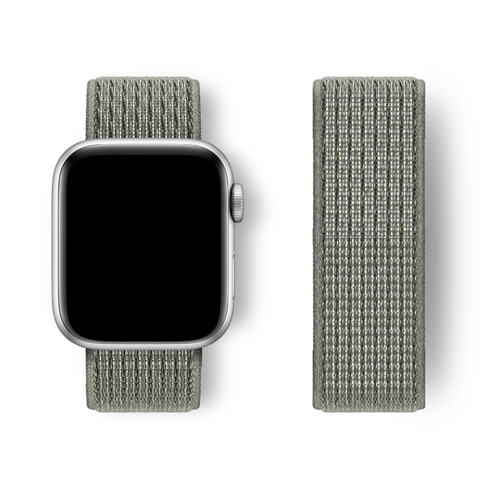 Sport Loop Strap for Apple Watch Band 40mm–49mm – Compatible with Series 3–10, SE & Ultra Adjustable Bracelet