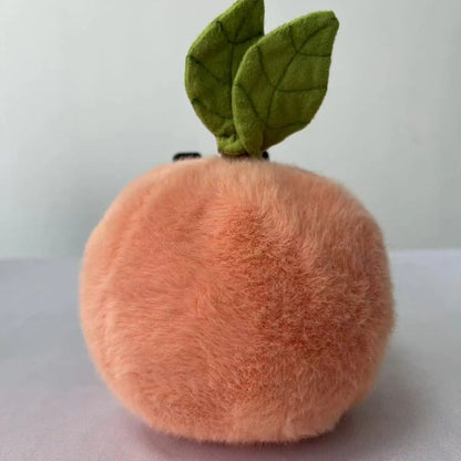 Kawaii Peach with Legs Doll – Smiling Face Fruit Cosplay Cushion, Sofa Decor, Perfect for Kids' Birthday Gifts