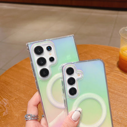 Gradient Rainbow Magnetic MagSafe Case for Samsung Galaxy S26/S25/S24/S23/S22/S21 Series & A56/A55/A54