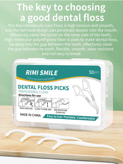 50/150/300/600/1000 PCS Dental Floss Sticks - Oral Care Tools for Effective Cleaning