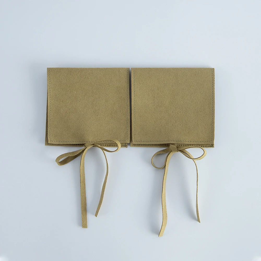 10PCS Velvet Jewelry Gift Pouches - Elegant Wedding Favor Bags & Microfiber Cosmetic Storage Bags