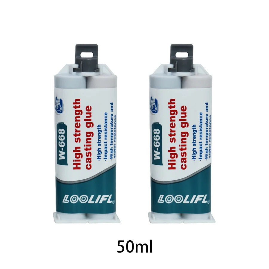 Epoxy Resin AB Glue - Waterproof Fast-Bonding Adhesive for Wood, Plastic, Metal, and DIY Repairs