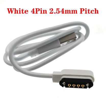 Magnetic Pogo Pin Connector Set – 2/4/5 Pin Spring-Loaded Male & Female DC Charging Power Socket for Secure Magnetic Connection Cable Adapter