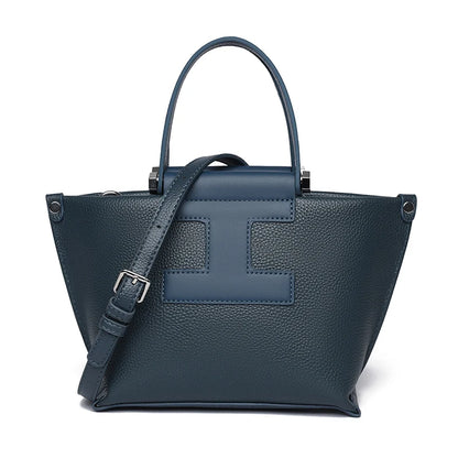 Luxury Cowhide Women’s Tote Bag – High-Quality Genuine Leather Shoulder and Crossbody Handbag, Fashionable Sac A Main