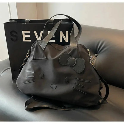 Sanrio Hello Kitty Y2K Shoulder Bag – Cute Folding Big Travel Cartoon Handbag, Versatile & Portable