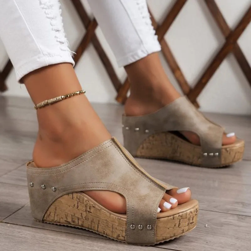 Women’s Summer Sandals – Soft Slide Wedges & Platform Heels, Comfortable Casual Footwear