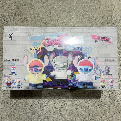 Miniso Disney Stitch Gen Z Street Series Blind Box – Vinyl Figure Pendant & Bag Charm Gift