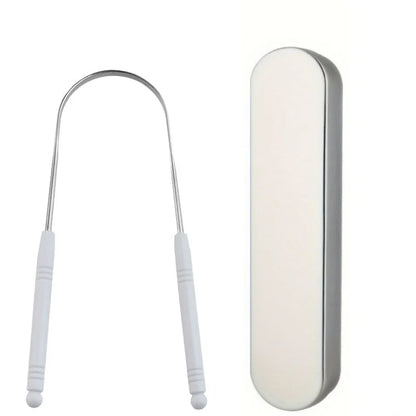 Stainless Steel Tongue Scraper – High-Quality Oral Tongue Cleaner Brush for Superior Oral Hygiene