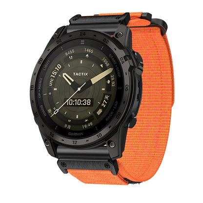 Rugged Nylon Quick Fit Watch Band — Compatible with Garmin Fenix E 8/7X/7/6/6X/5/5X/3HR