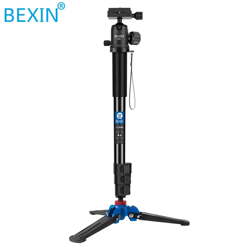 BEXIN Lightweight Aluminum Camera Monopod - DSLR Tripod Mount Adapter Support for Nikon Sony Cameras