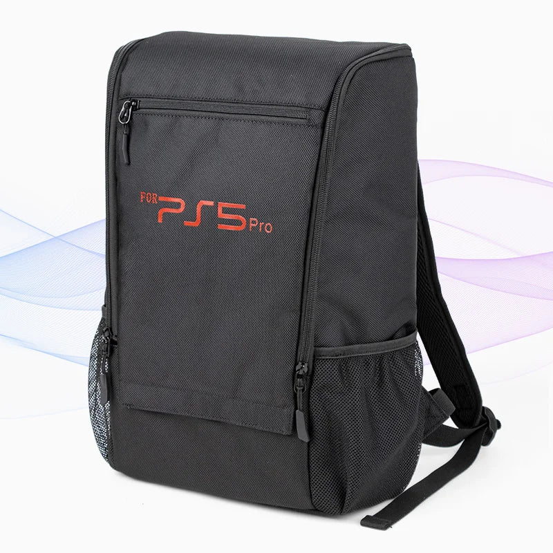 PS5 Pro & Slim Gaming Backpack — Large-Capacity Protective Travel Case for Console & Accessories