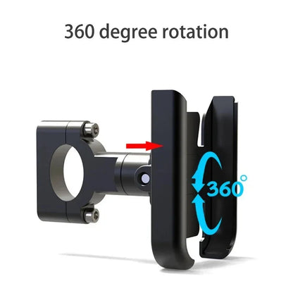 M1 Aluminum Alloy Motorcycle & Bicycle Phone Holder – Electric Vehicle Navigation Mount for Riding