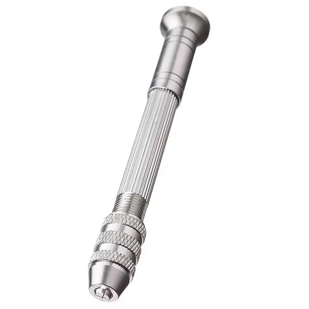 Mini Hand Drill Set 0.8–3.0mm – Manual Twist Pin Vice Rotary Tool for Woodworking, Watch Repair & Precision Drilling