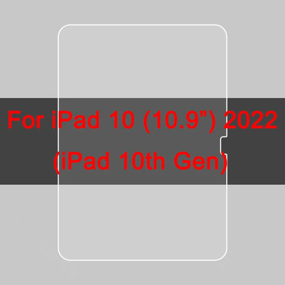 3-Pack Tempered Glass Screen Protector - Apple iPad 10th 9th 8th 7th Mini Air & Pro Series