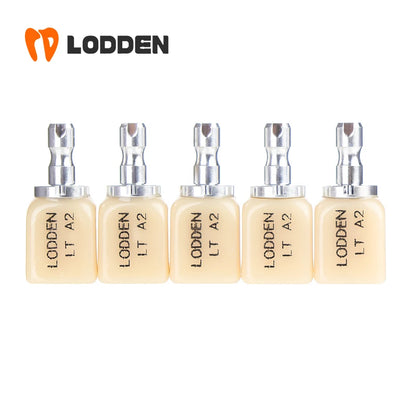 5pcs Dental Lithium Disilicate Blocks C14 — HT/LT CAD/CAM Glass Ceramic Material for Instant Restoration