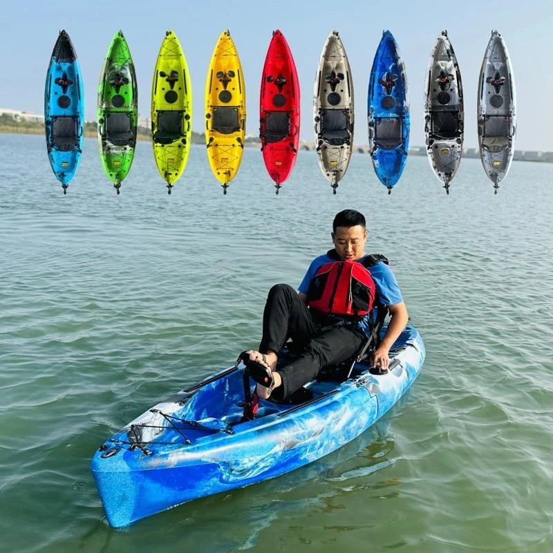 Modular Electric & Pedal-Driven Kayak – Portable Detachable Canoe, Lightweight Inflatable Folding Boat for Fishing & Adventure