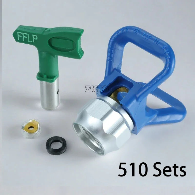 Wagner Airless Spray Tips Set - LP 1-5 Series Low-Pressure Nozzles with 7/8" Nozzle Guard