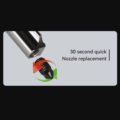 Bambu Lab A1 Mini Hotend Kit – 0.2/0.4/0.6/0.8mm Hardened Steel Nozzle Replacement for A1 3D Printer