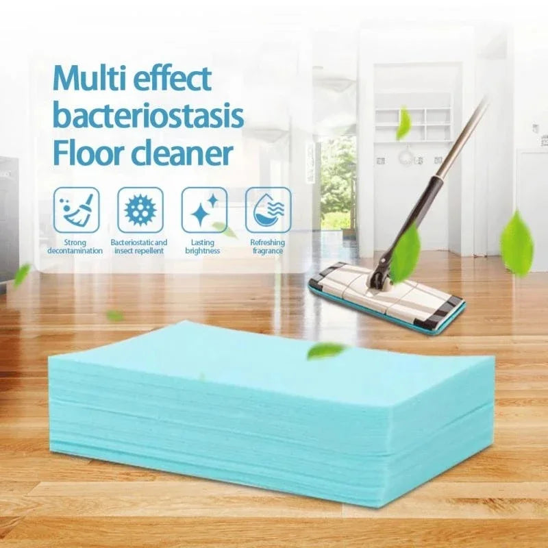 Floor Cleaner Tablets — Water-Soluble Sterilizing Sheets for Bathroom & Kitchen, Fragrant Deodorant & Dirt Removal