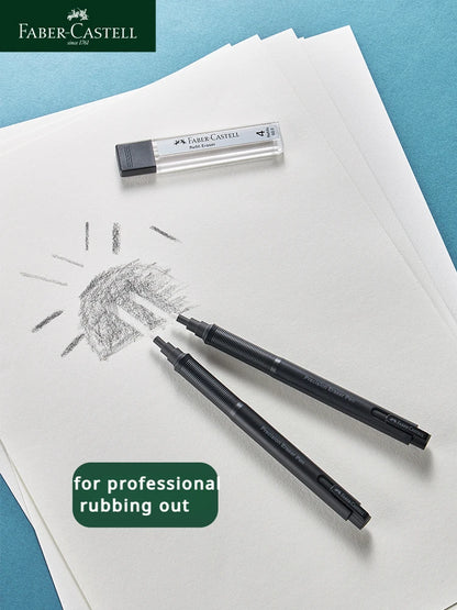 Faber-Castell Precision Tip Pen-Style Eraser – 2.5mm Refillable Retractable