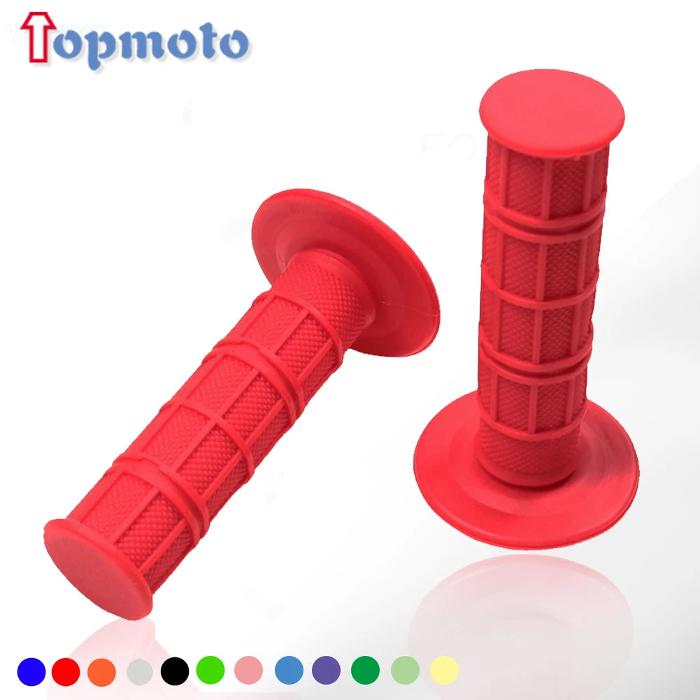 22mm MX Gel Rubber Handlebar Grip — For CR, CRF, XR, YZ, WR, TTR, KX, KLX, RMZ, RMX, RM, TC, TE, FC, FE, ATV, Enduro, Motocross, Dirt, Pit Bike