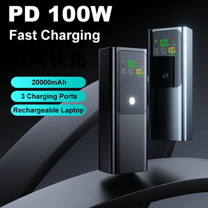 DIY 100W Battery Charger Case - 21700 Battery Power Bank Box with PD Fast Charging for MacBook & Devices