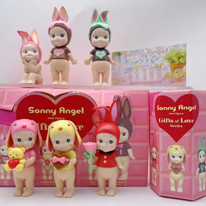 Sonny Angel Gifts of Love Series — Limited Edition Cartoon Figure Collectible, Desktop Decor Blind Box Toy