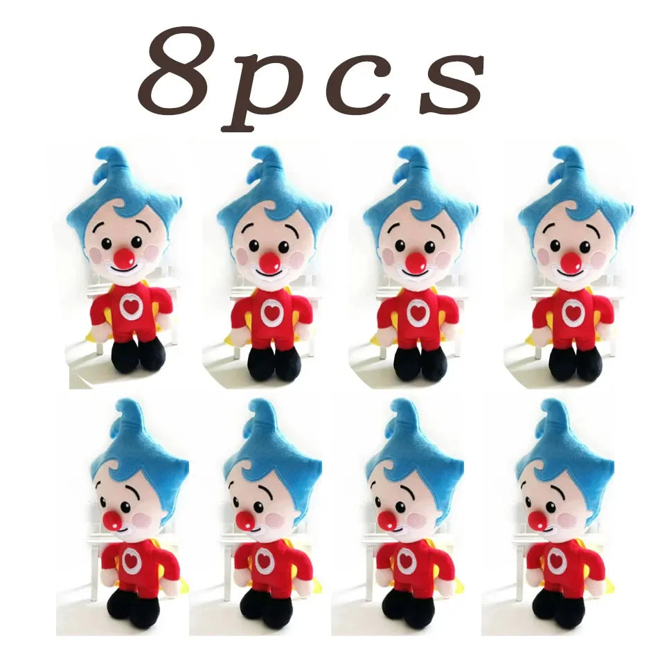 Plim Clown Kawaii Plush Toy for Kids – Soft Cartoon Stuffed Animal Birthday Gift