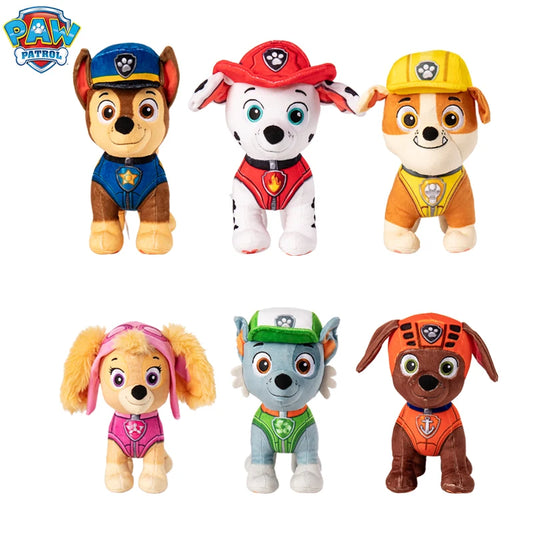 Paw Patrol Rescue Wheels Plush Toy Collection - Soft Stuffed Animal Characters Chase Skye and More Kids Birthday Gift