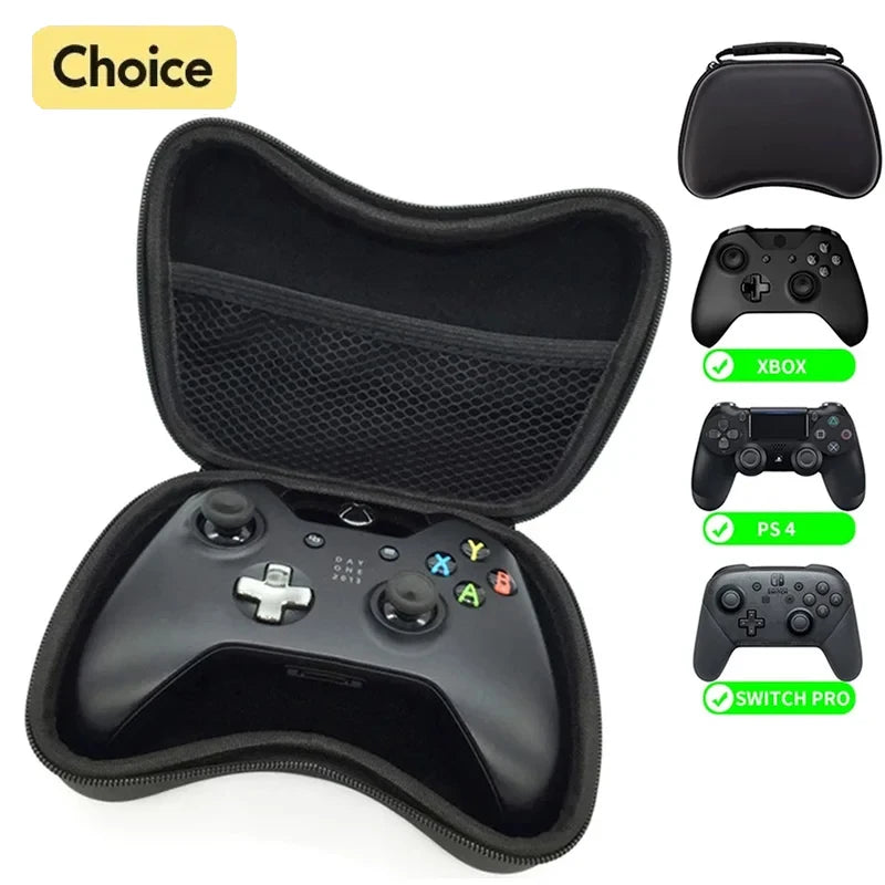EVA Protective Case for PS5, PS4, PS3, Xbox Gamepad – Portable Travel Carry Bag for Xbox One Controller and Nintendo Switch Pro