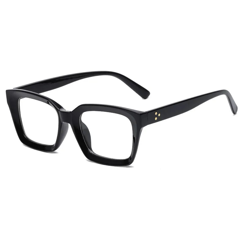KLASSNUM Oversized Square Reading Glasses for Women – Fashion Magnifying Eyeglasses +1.0 to +3.5 Diopters