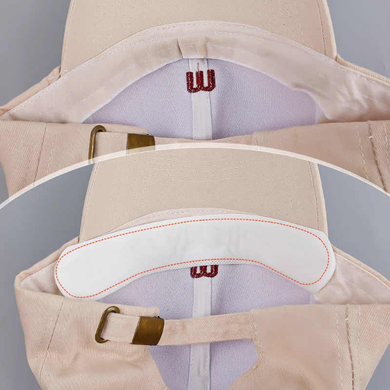 Invisible Sweat Absorber Liner Pads – Summer Baseball Cap Sweatband & Hat Size Reducer Stickers