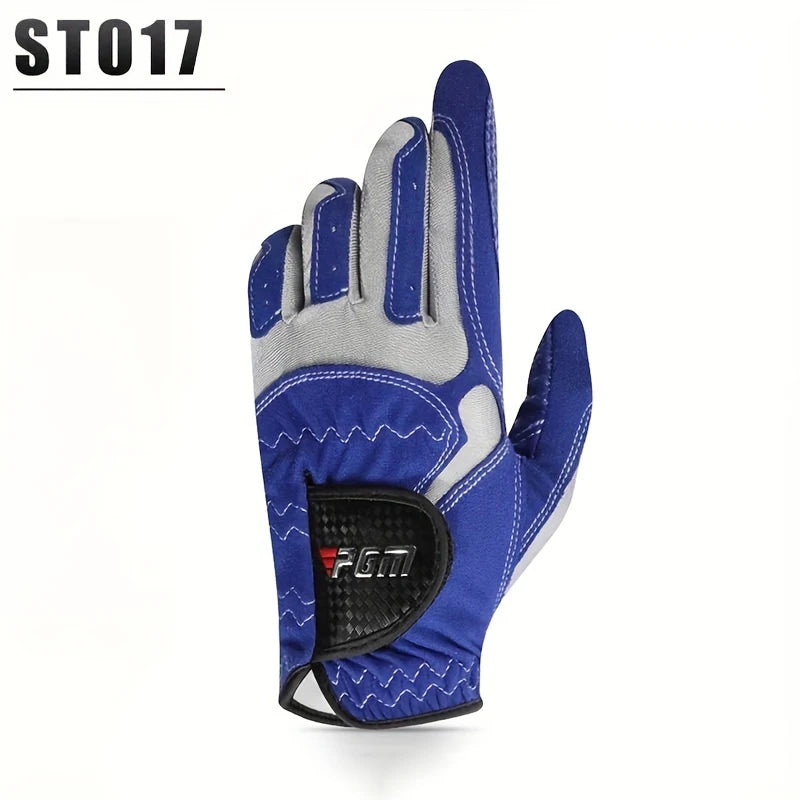PGM Professional Golf Gloves – Breathable Microfiber, Non-Slip Grip for Club Swing & Putting Training