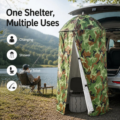 Portable Pop-Up Privacy Shelter - Hanging Changing & Shower Tent for Camping, Car Tailgate & Outdoor Use