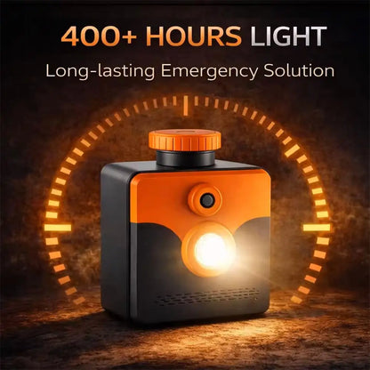 Portable Saltwater Emergency Lamp - High-Beam Flashlight for Hiking, Camping & Outdoor Exploration