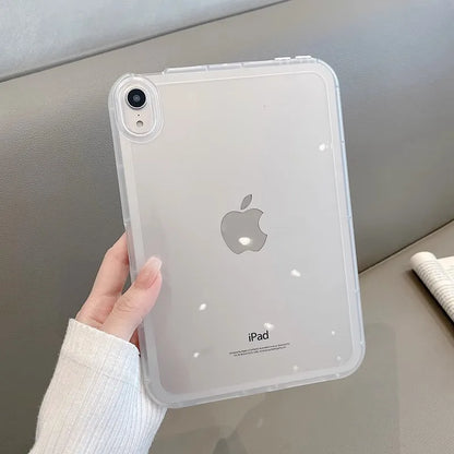 Clear Shockproof Soft Case for iPad 7th Generation: Compatible with iPad 10th 2022, 9th/8th 10.2, Pro 11/12.9, Air 5/4, 10.9, 5th/6th, 9.7 - Protective Cover