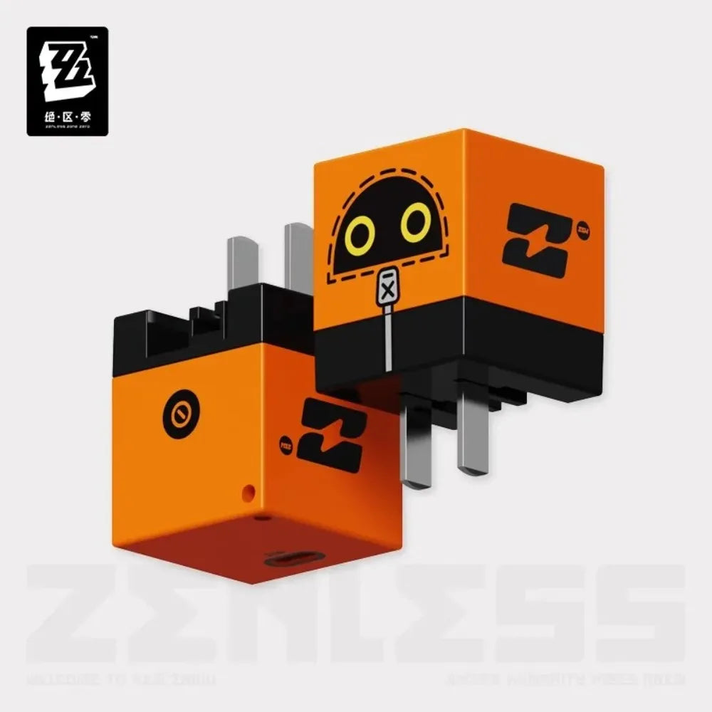Zenless Zone Zero Type-C 35W Charger Cover - Foldable Quick Charger Silicone Protective Case Game Character Accessory Gift
