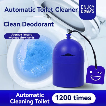 Automatic Toilet Cleaner Gel – Portable Whale-Shaped Slow-Release Toilet Bowl Cleaning Gel, 150g Bottle