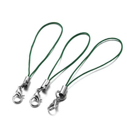 20/50/100PCS Lanyard Strap Cords - Lobster Clasp Rope Keychains for Charms, Pendants, Mobile Accessories & DIY Crafts