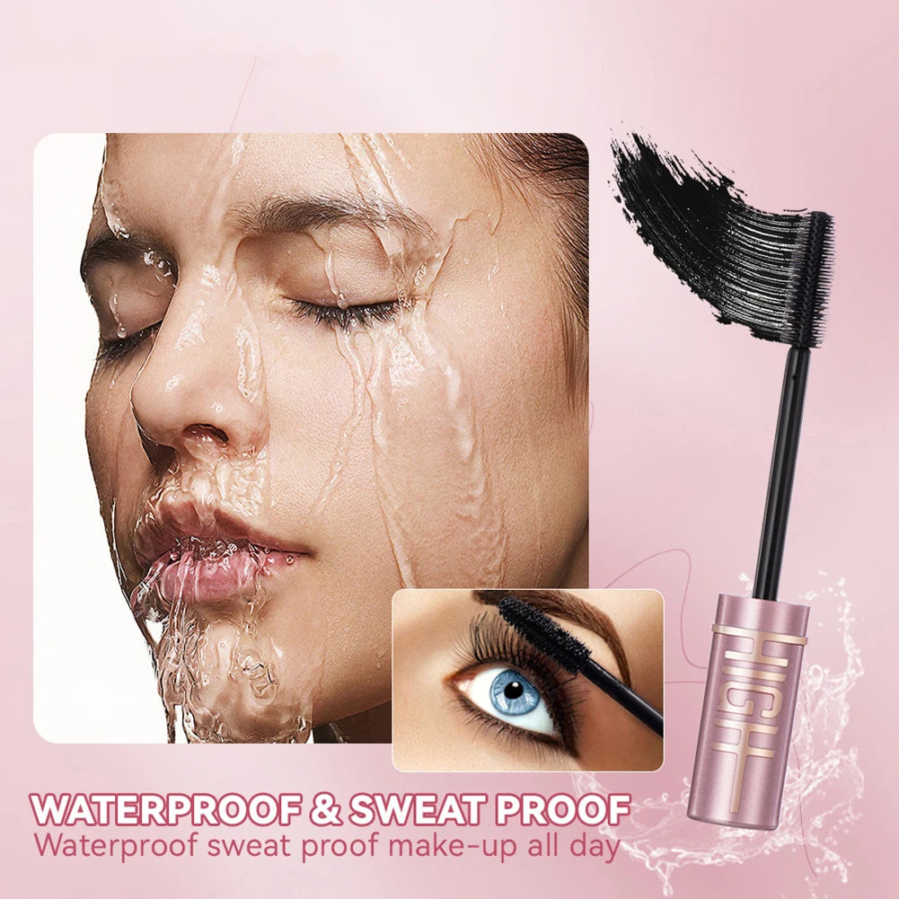 Natural Curling Mascara – Quick Dry, Smudge-Proof Eyelash Cream for Long-Lasting Party Look