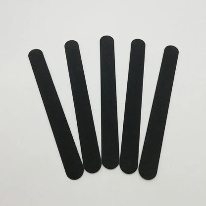 5/10/50PCS Professional Double-Sided Nail Files – 100/180 Grit Black Emery Boards for Salon & Home Nail Care