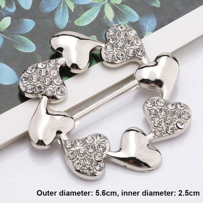 Elegant Alloy Brooch Pins with Pearls & Rhinestones – Minimalist Irregular Shapes, Fashion Accessory for Garments & Scarves